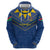 Namibia National Emblem Hoodie Sporty Style with Traditional Patterns
