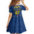 Namibia National Emblem Kid Short Sleeve Dress Sporty Style with Traditional Patterns