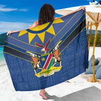 Namibia National Emblem Sarong Sporty Style with Traditional Patterns