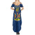 Namibia National Emblem Summer Maxi Dress Sporty Style with Traditional Patterns
