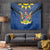 Namibia National Emblem Tapestry Sporty Style with Traditional Patterns