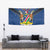 Namibia National Emblem Tapestry Sporty Style with Traditional Patterns