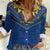 Namibia National Emblem Women Casual Shirt Sporty Style with Traditional Patterns