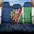 Namibia Flag Back Car Seat Cover Detailed Design with Traditional Patterns