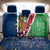 Namibia Flag Back Car Seat Cover Detailed Design with Traditional Patterns