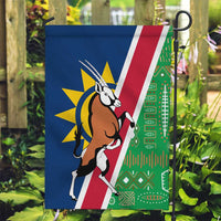 Namibia Flag Garden Flag Detailed Design with Traditional Patterns