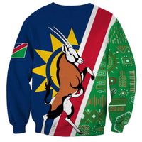 Namibia Flag Sweatshirt Detailed Design with Traditional Patterns