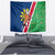 Namibia Flag Tapestry Detailed Design with Traditional Patterns