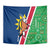 Namibia Flag Tapestry Detailed Design with Traditional Patterns
