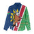Namibia Flag Women Casual Shirt Detailed Design with Traditional Patterns