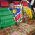 Namibia Map Back Car Seat Cover National Emblem & Cultural Motif Design