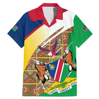 Namibia Map Family Matching Mermaid Dress and Hawaiian Shirt National Emblem & Cultural Motif Design