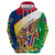 Namibia Map Hoodie National Emblem & Cultural Motif Design