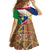 Namibia Map Kid Short Sleeve Dress National Emblem & Cultural Motif Design