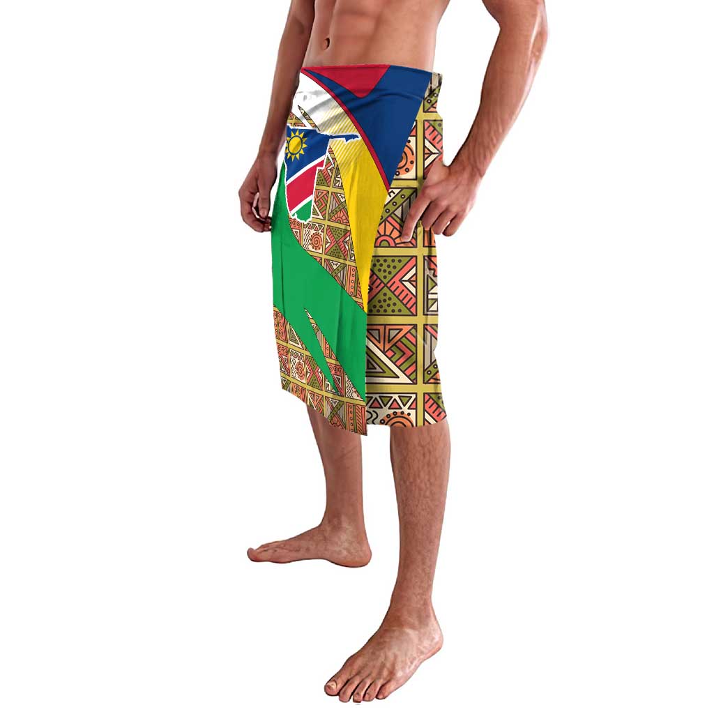 Namibia Map Lavalava National Emblem & Cultural Motif Design