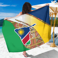 Namibia Map Sarong National Emblem & Cultural Motif Design