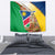 Namibia Map Tapestry National Emblem & Cultural Motif Design