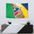 Namibia Map Tapestry National Emblem & Cultural Motif Design