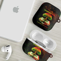 Black History Tree of Knowledge AirPods Case Pan-African Afrocentric Drip Art Illustration