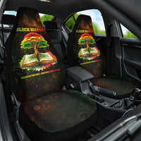 Black History Tree of Knowledge Car Seat Cover Pan-African Afrocentric Drip Art Illustration
