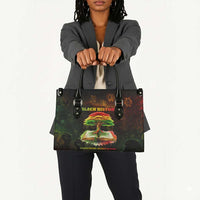 Black History Tree of Knowledge Leather Bag Pan-African Afrocentric Drip Art Illustration