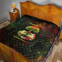Black History Tree of Knowledge Quilt Pan-African Afrocentric Drip Art Illustration
