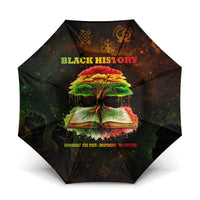 Black History Tree of Knowledge Umbrella Pan-African Afrocentric Drip Art Illustration