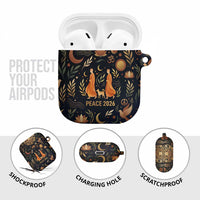Peace 2026 Spiritual Harmony AirPods Case Bohemian Celestial Mandala Illustration