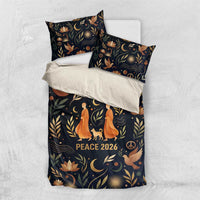 Peace 2026 Spiritual Harmony Bedding Set Bohemian Celestial Mandala Illustration