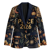 Peace 2026 Spiritual Harmony Blazer Bohemian Celestial Mandala Illustration