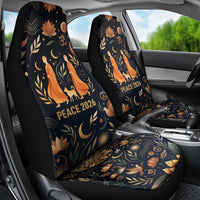 Peace 2026 Spiritual Harmony Car Seat Cover Bohemian Celestial Mandala Illustration