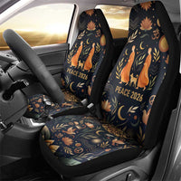 Peace 2026 Spiritual Harmony Car Seat Cover Bohemian Celestial Mandala Illustration