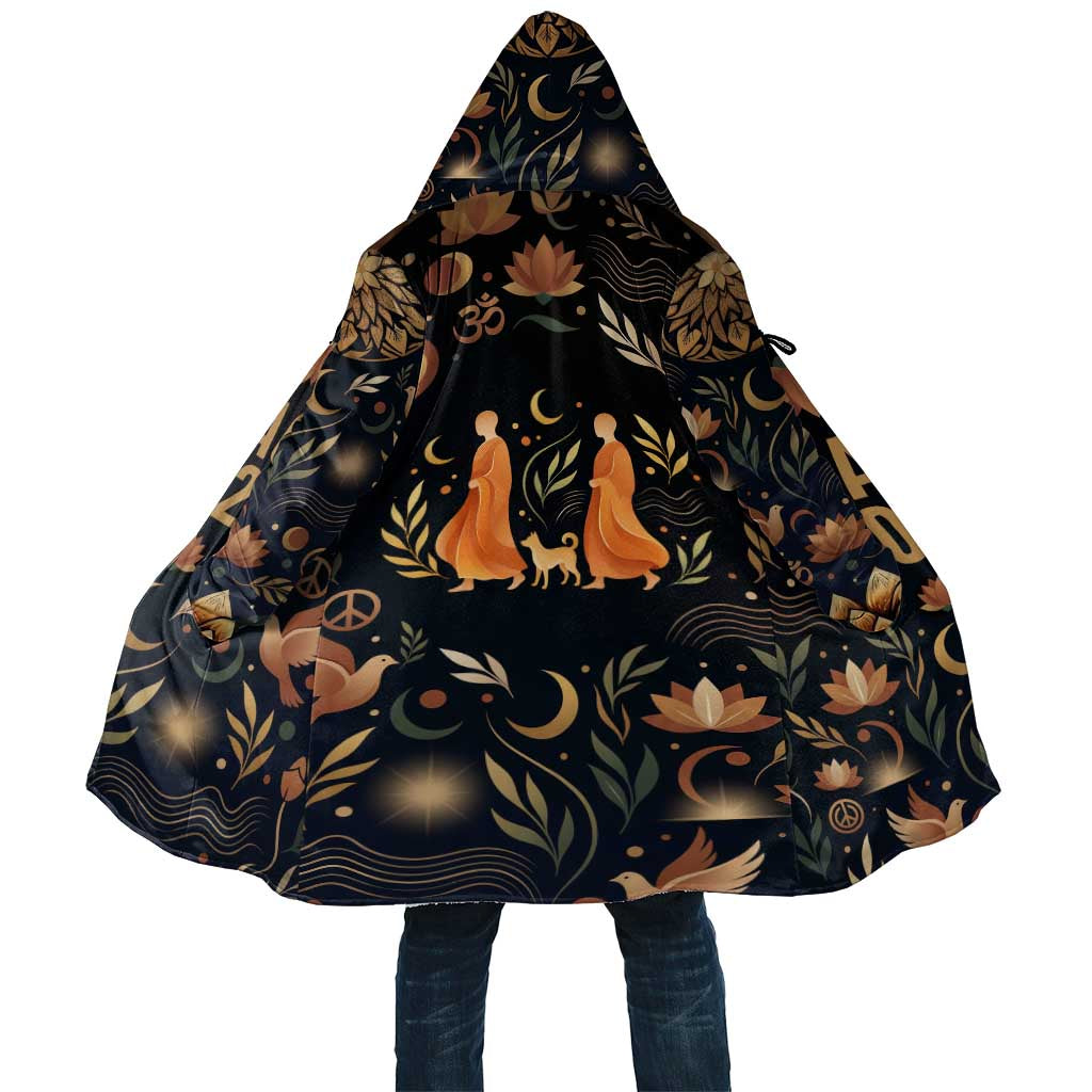 Peace 2026 Spiritual Harmony Cloak Bohemian Celestial Mandala Illustration