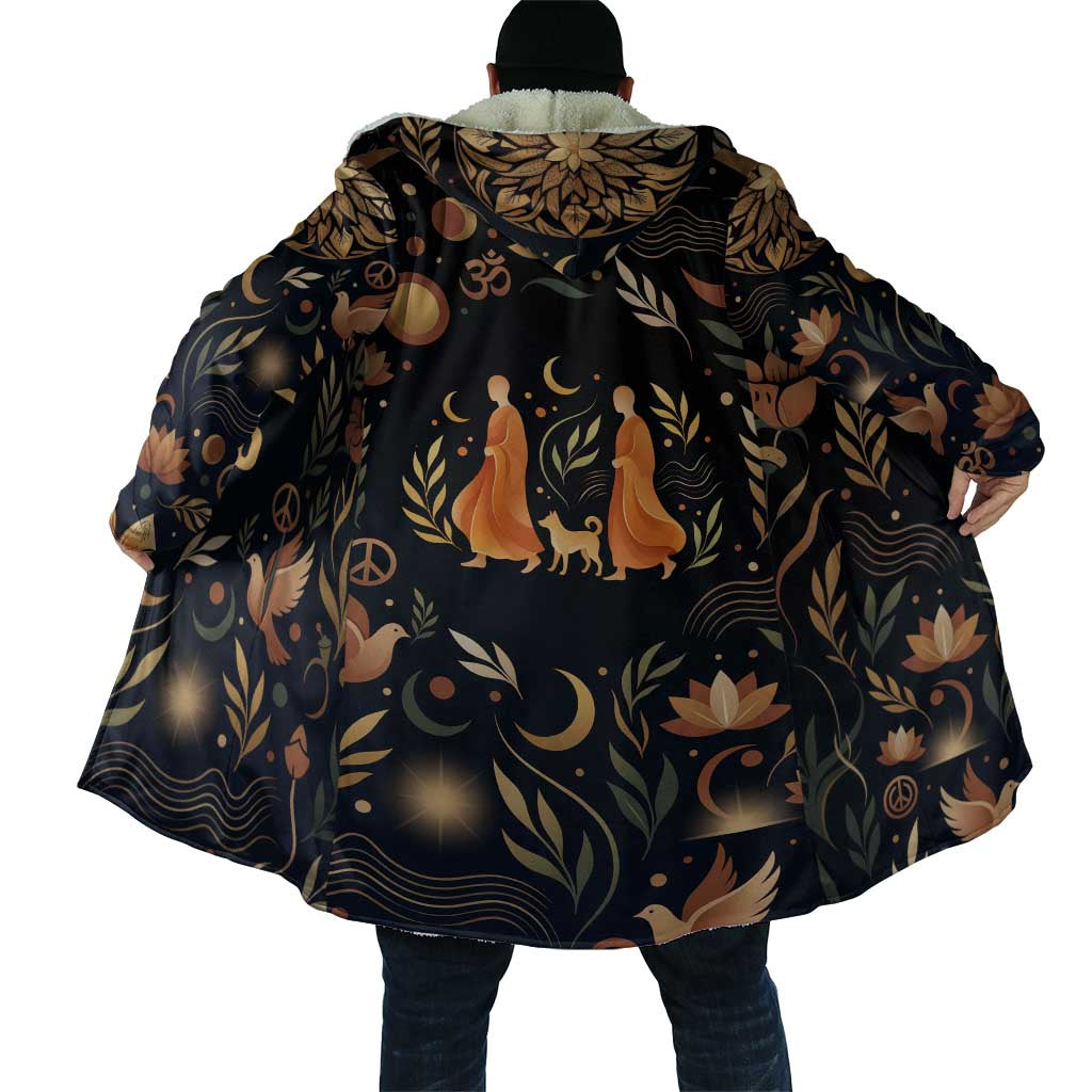 Peace 2026 Spiritual Harmony Cloak Bohemian Celestial Mandala Illustration
