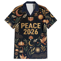 Peace 2026 Spiritual Harmony Hawaiian Shirt Bohemian Celestial Mandala Illustration