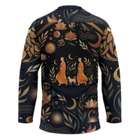 Peace 2026 Spiritual Harmony Hockey Jersey Bohemian Celestial Mandala Illustration