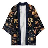 Peace 2026 Spiritual Harmony Kimono Bohemian Celestial Mandala Illustration