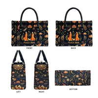 Peace 2026 Spiritual Harmony Leather Bag Bohemian Celestial Mandala Illustration