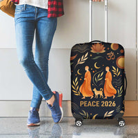 Peace 2026 Spiritual Harmony Luggage Cover Bohemian Celestial Mandala Illustration