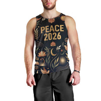 Peace 2026 Spiritual Harmony Men Tank Top Bohemian Celestial Mandala Illustration
