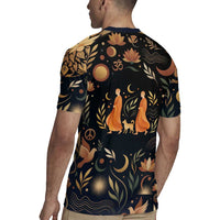 Peace 2026 Spiritual Harmony Rugby Jersey Bohemian Celestial Mandala Illustration