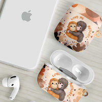 Punch The Monkey AirPods Case Love Me Anyway Baby Monkeys Cute Plush Hugging