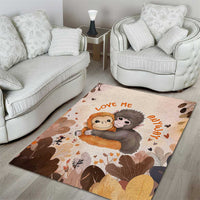 Punch The Monkey Area Rug Love Me Anyway Baby Monkeys Cute Plush Hugging