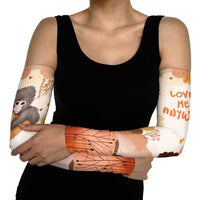 Punch The Monkey Arm Sleeves Love Me Anyway Baby Monkeys Cute Plush Hugging