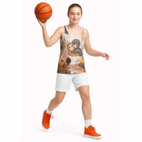 Punch The Monkey Basketball Jersey Love Me Anyway Baby Monkeys Cute Plush Hugging