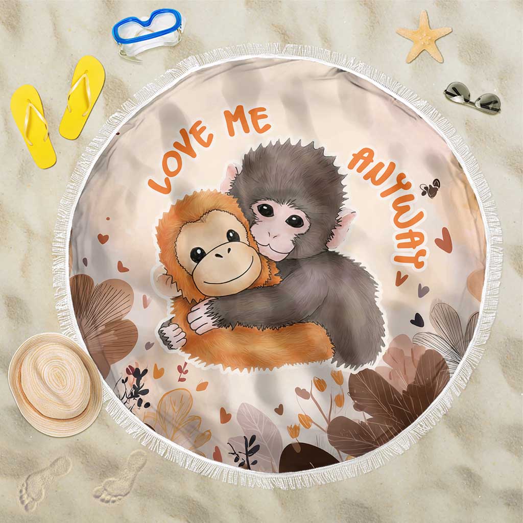 Punch The Monkey Beach Blanket Love Me Anyway Baby Monkeys Cute Plush Hugging