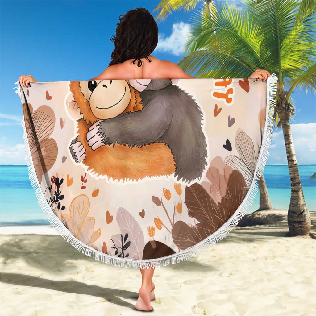 Punch The Monkey Beach Blanket Love Me Anyway Baby Monkeys Cute Plush Hugging