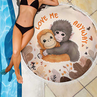 Punch The Monkey Beach Blanket Love Me Anyway Baby Monkeys Cute Plush Hugging