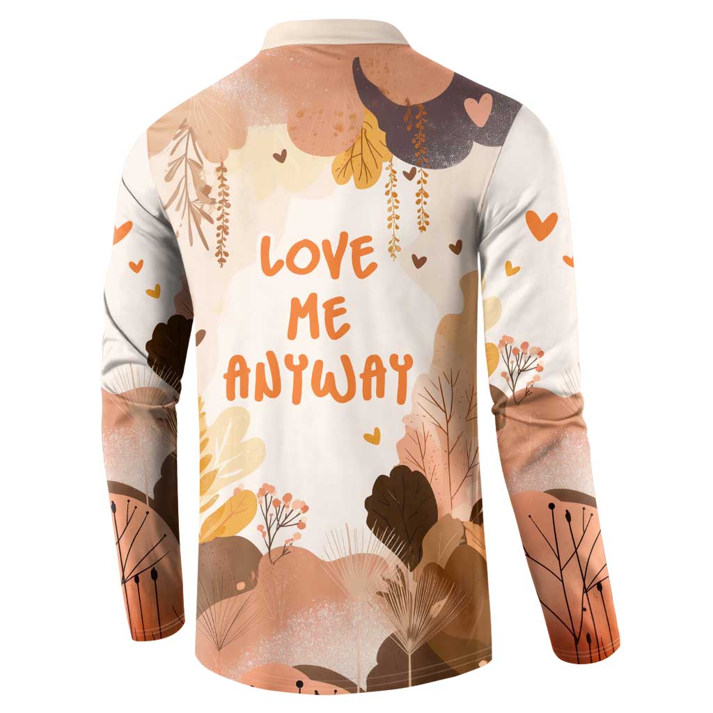 Punch The Monkey Button Sweatshirt Love Me Anyway Baby Monkeys Cute Plush Hugging