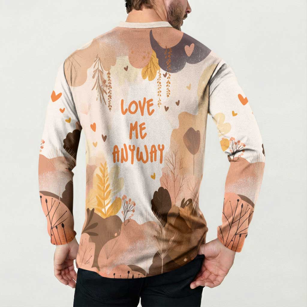 Punch The Monkey Button Sweatshirt Love Me Anyway Baby Monkeys Cute Plush Hugging